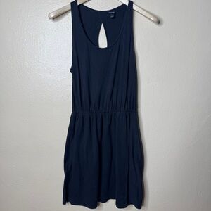 Patagonia Dress Women Medium Black All Weather Keyhole Back Athletic Sleeveless